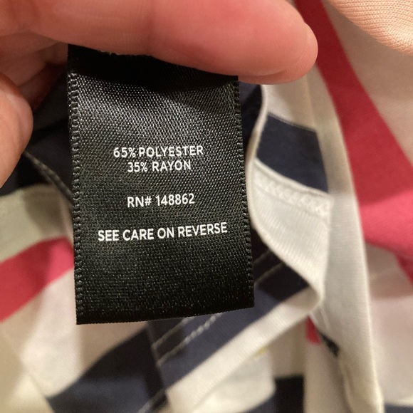 Torrid Size 00 Multi Stripe Tee, Item# 11685525 - Picture 6 of 6